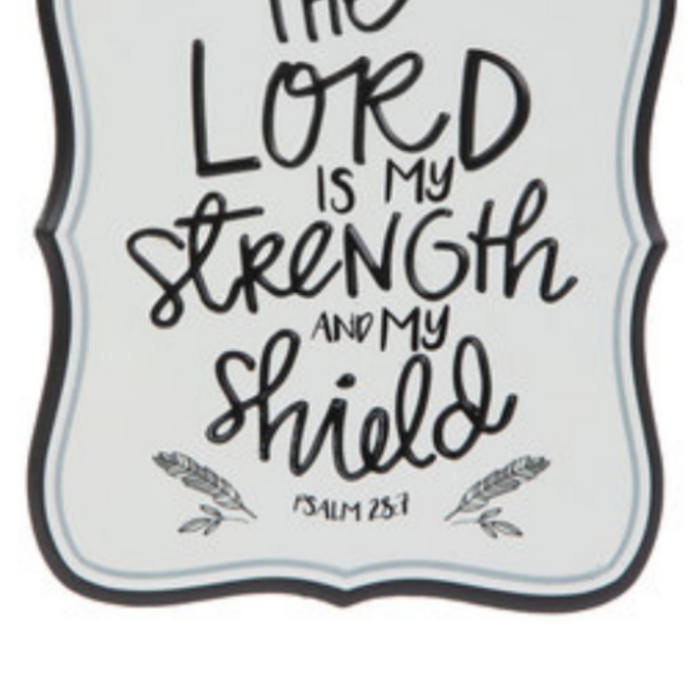 Psalm 28:7 Metal Wall Decor - Picture 6 of 6
